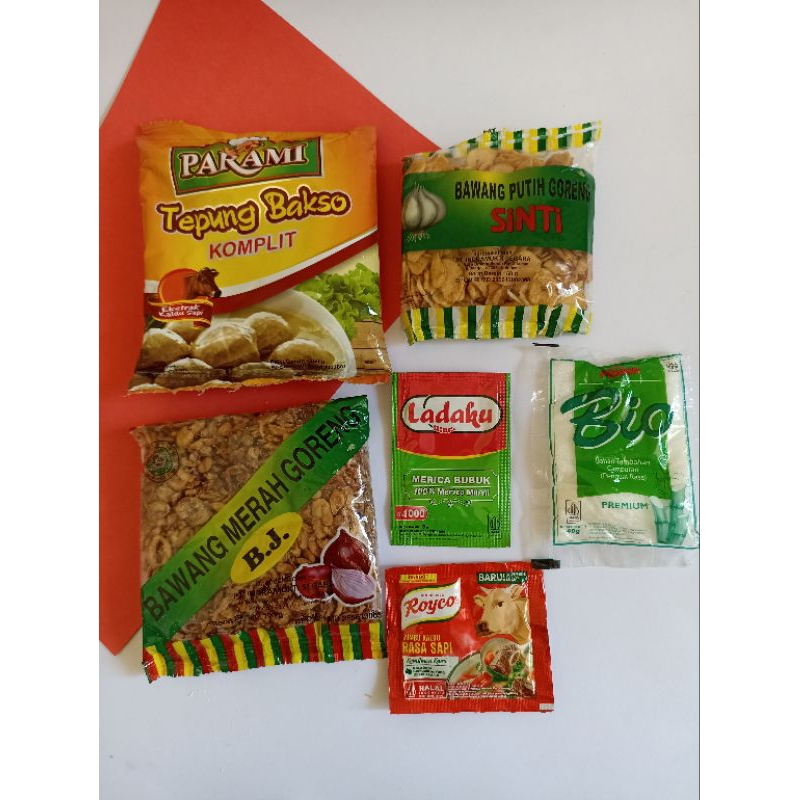 

PAKET BUMBU ADONAN BAKSO 2kg atau lebih Daging Sapi/ Daging Ayam #Parami+BIO