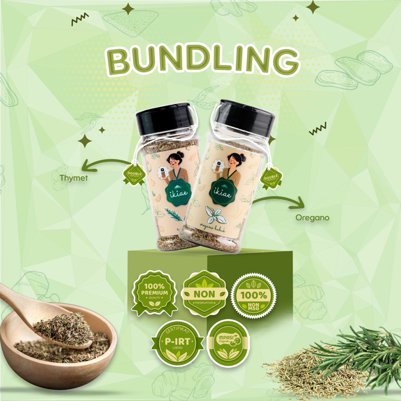 

IKIAE - Ngohiong & Thyme Bubuk Bumbu Masak Dapur Rempah