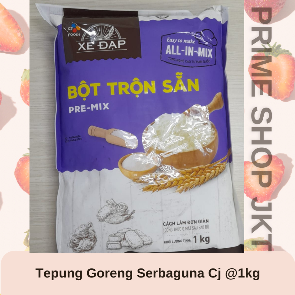 

Tepung Cj Pre Mix Serbaguna Gorengan 1Kg All in Mix Fry Flour Powder