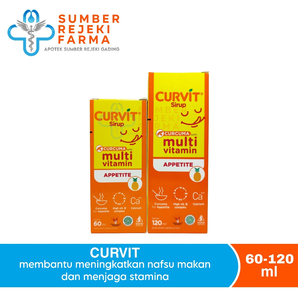 Curvit Syrup - Penambah Nafsu Makan