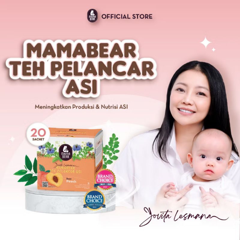 

(PROMO) MAMABEAR TEA PEACH - TEH PELANCAR ASI (ASI BOOSTER)
