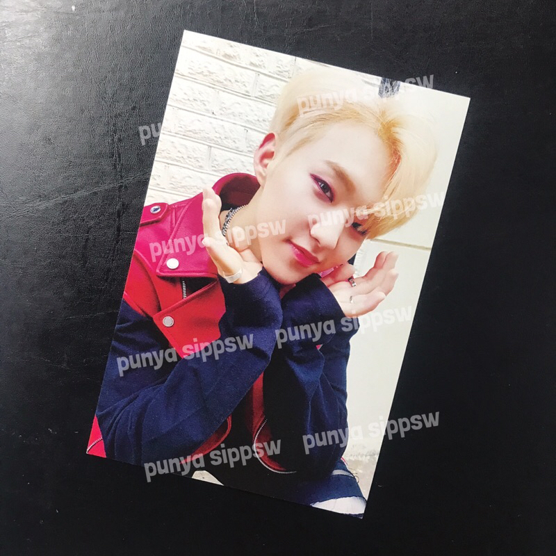 Hoshi Seventeen Gb Clap Postcard Gongbang Broadcast Pc Svt Rare