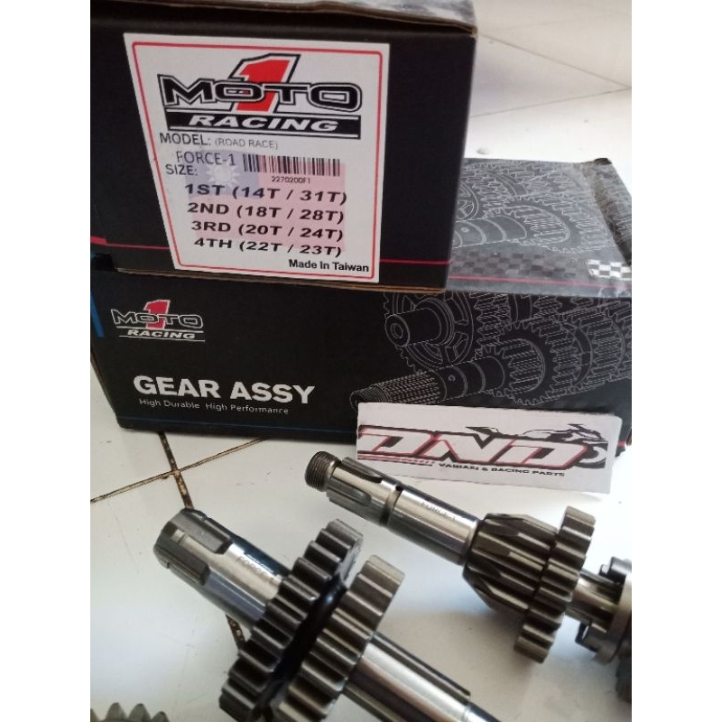 MOTO1 Gigi rasio fizr 14-31/18-28/20-24/22-23 ROAD RACE/Gear ratio fizr Ger rasio force1