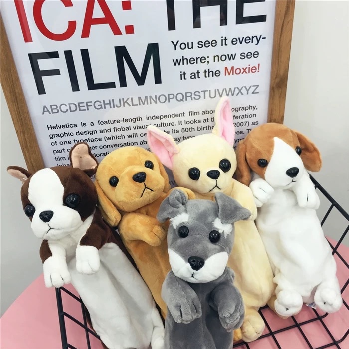 

PINKY ROW - Doggie Inu Pencil Case - Kotak Pensil - Pencil Case - Pouch