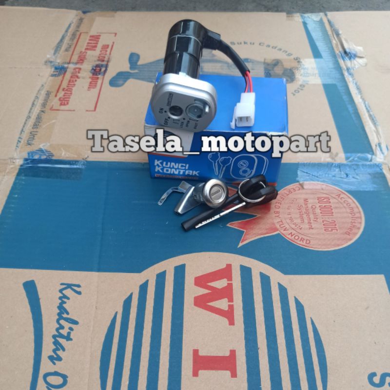 Kunci kontak satu set honda beat fi  kunci jok beat fi K25 berkualitas win