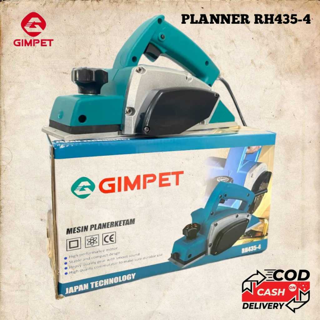 Electric Planner Mesin Serut kayu alat plane Pasah Ketam GIMPET RH435-4