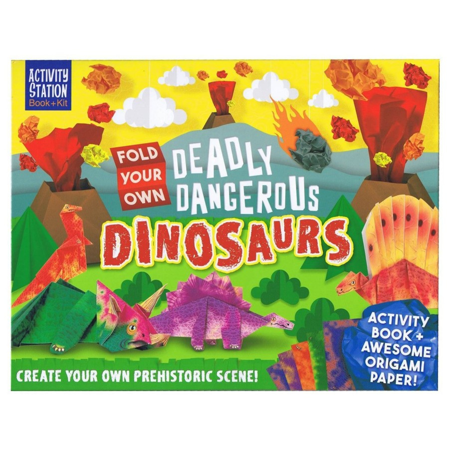 Fold Your Own Dinosaurs activity book