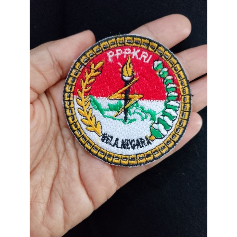 Bordir logo/patch/emblem PPPKRI bela negara