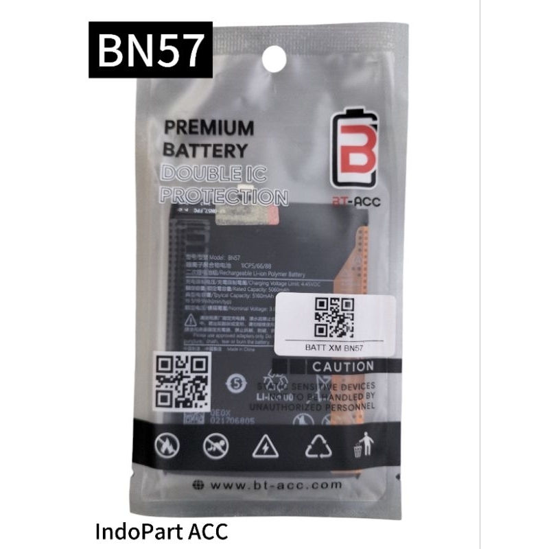 BATERAI POCO X3/POCO X3 PRO/POCO X3 NFC /BN57 DOUBLE IC