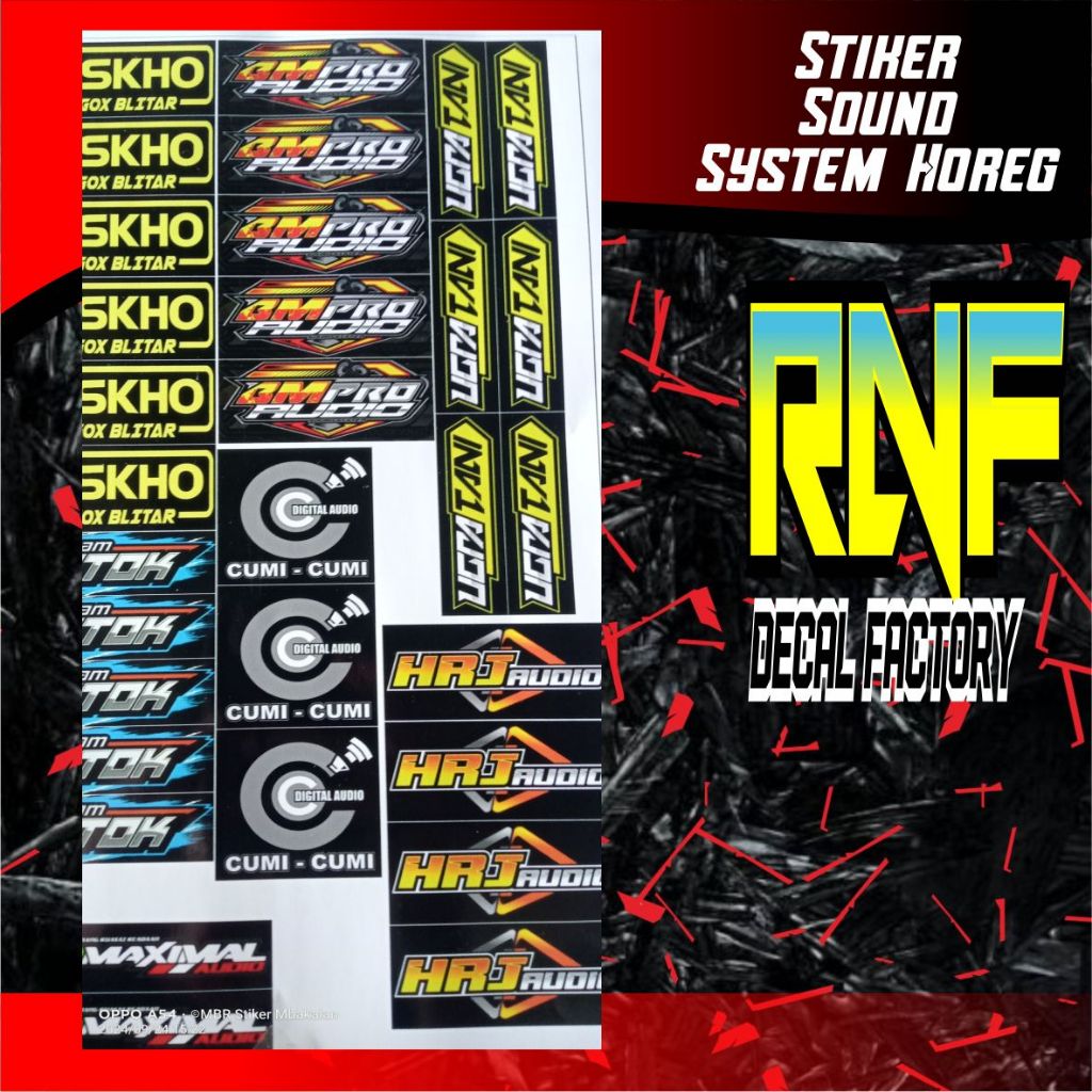 

STIKER CUMI CUMI AUDIO,STIKER BM AUDIO,STIKER UGRA TANI,STIKER AUDIO HOREG