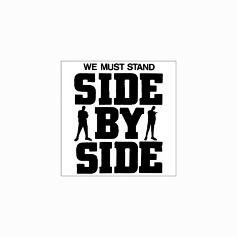 

sticker band Side By Side Hardcore We Must Stand revelation records stiker