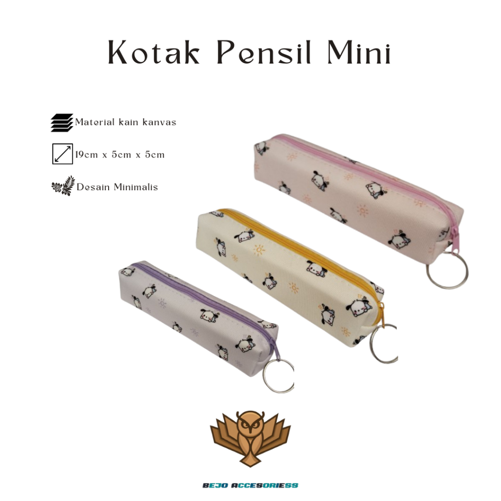 

TEMPAT PENSIL CANVAS MINI ZIPPER MOTIF POCHACCO TEPAK PENSIL KAIN KANVAS KECIL LUCU PERLENGKAPAN SEKOLAH KANTOR