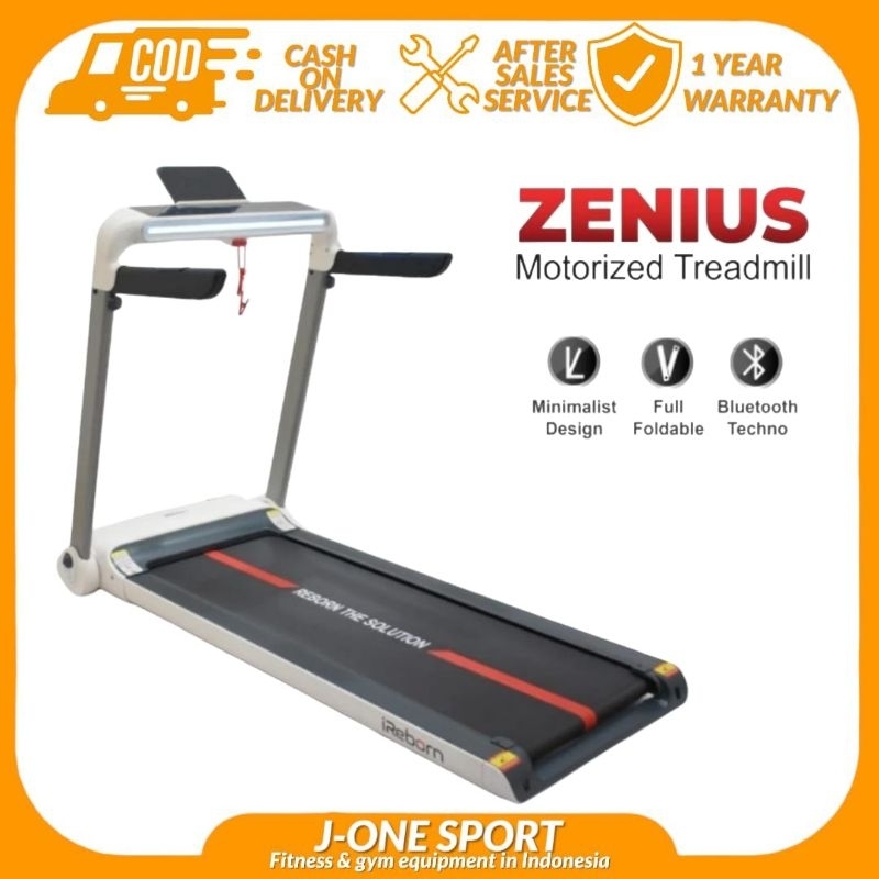 Ireborn-treadmill elektrik zenius (Original) alat Fitnes treadmil | mesin lari | alat olahraga lari