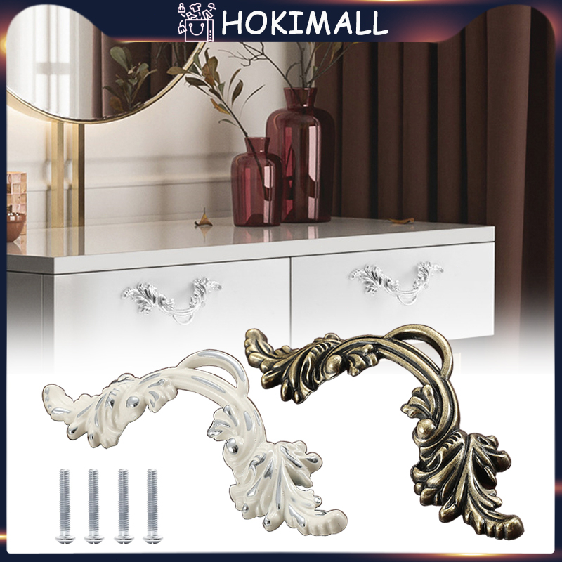 Handle Laci Tarikan Lemari Antik / Handle Pintu Kabinet / Pegangan Pintu Lemari
