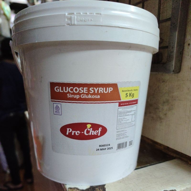 Sirup Glukosa  Cair Pro Chef Glucose Syrup 5 kg
