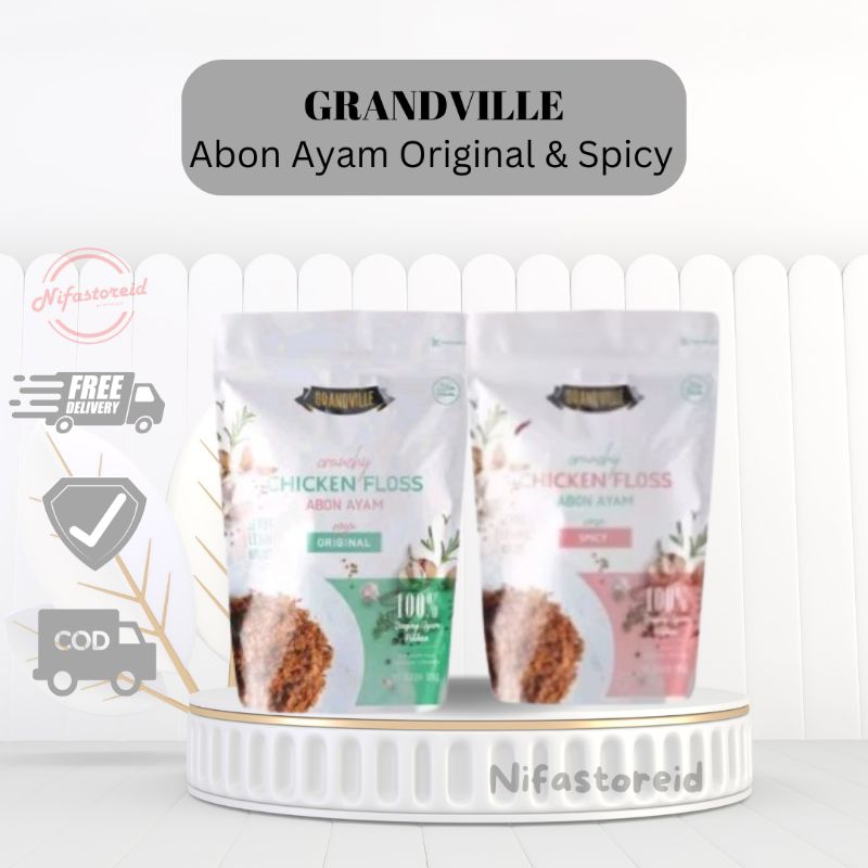 

Grandville Abon Ayam Crunchy Original dan Spicy