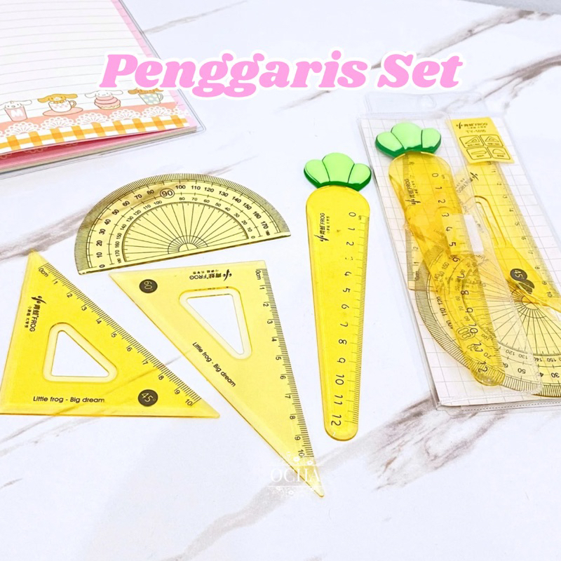

Penggaris Lucu 1 Set 4 pcs - Penggaris Satu set murah - Penggaris Set TY-1416