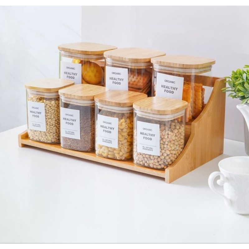 INFORMA TOPLES CLARKE CANISTER SET OF 7// TOPLES BUMBU// TOPLES KUE// TOPLES KACA// TOPLES KACA INFO