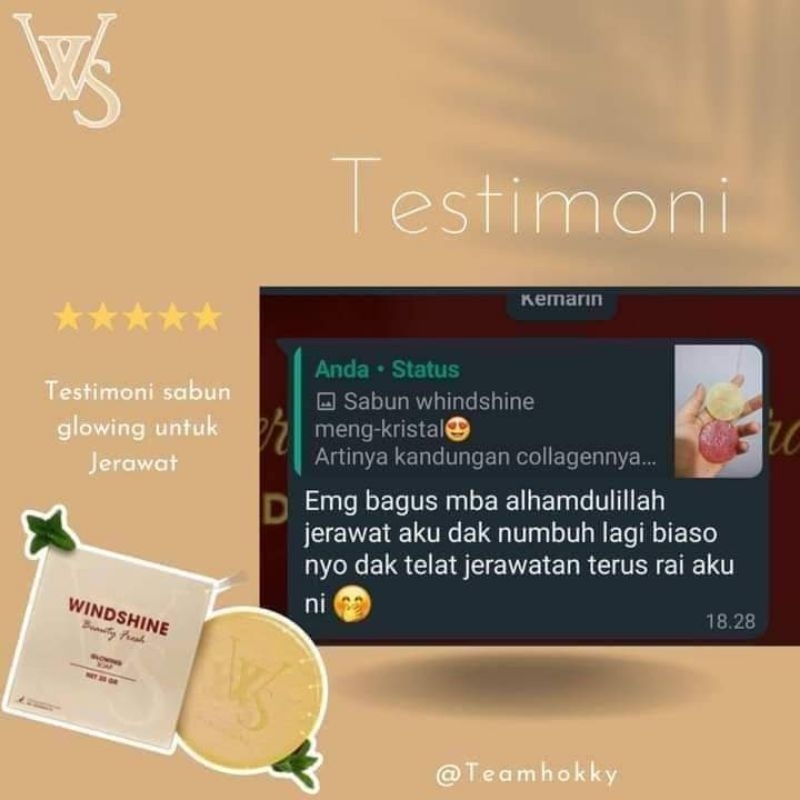 Glowing soap WS Termurah