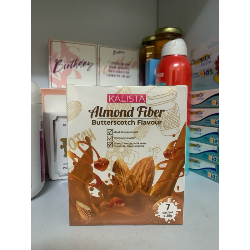 

Kalista Almond Fiber Butterscotch Flavour 7Saset x 25g