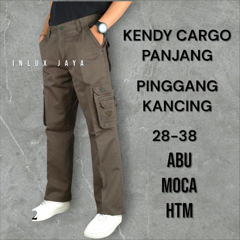 CELANA CARGO KENDY PANJANG PRIA | CELANA KENDY CARGO PANJANG ORIGINAL PREMIUM