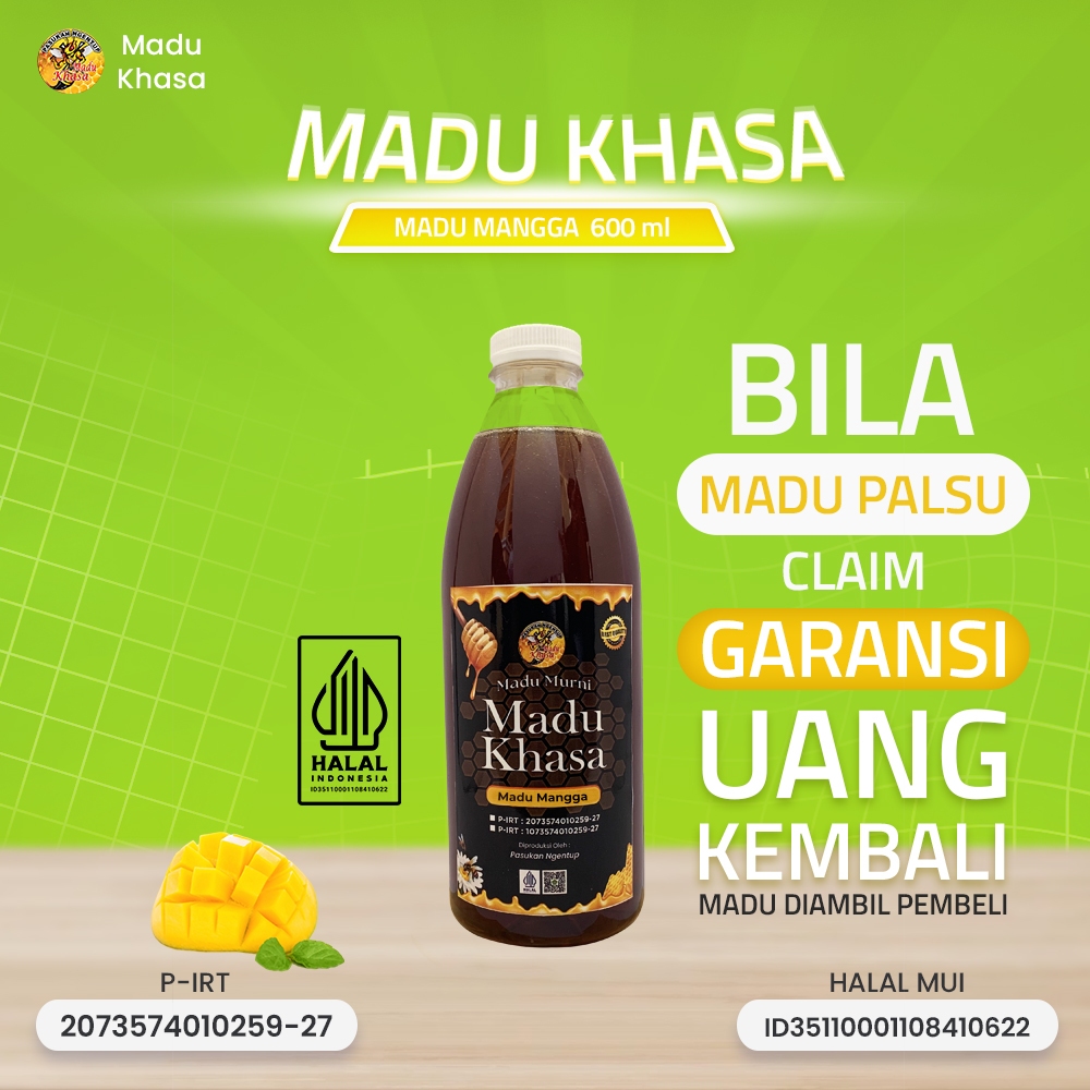 

Madu Mangga Premium | Madu Alami dengan Rasa Tropis – MADU KHASA 600 ML