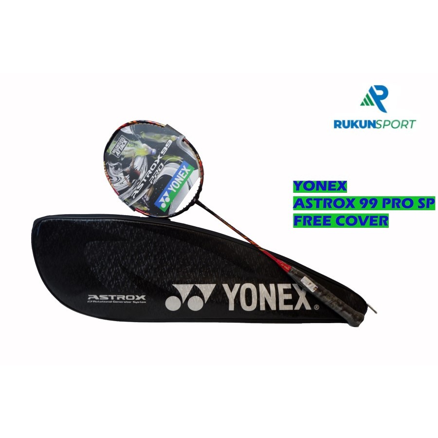 Raket Badminton YONEX ASTROX 99 PRO SP free cover - cerry/sunburst