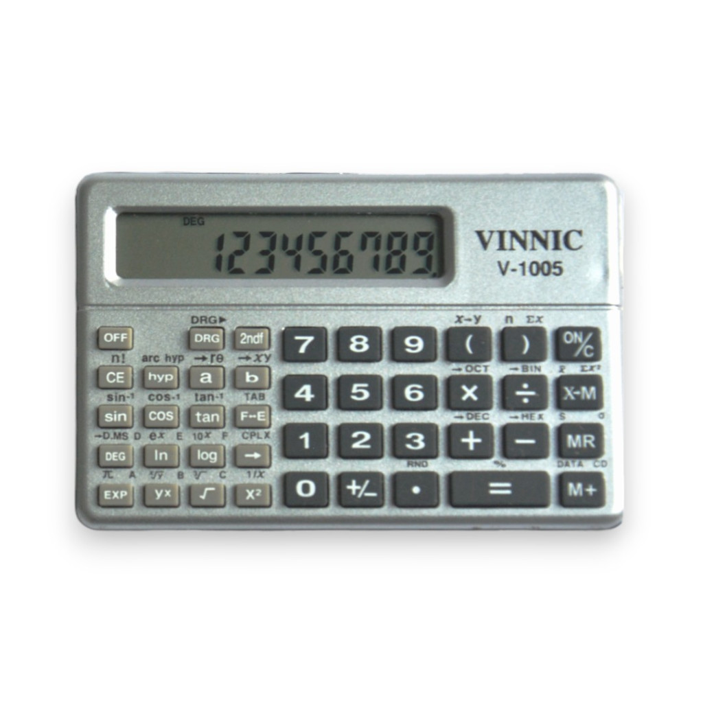 

Vinnic Kalkulator Scientific Kalkulator Ilmiah Sin Cos Tan V1005