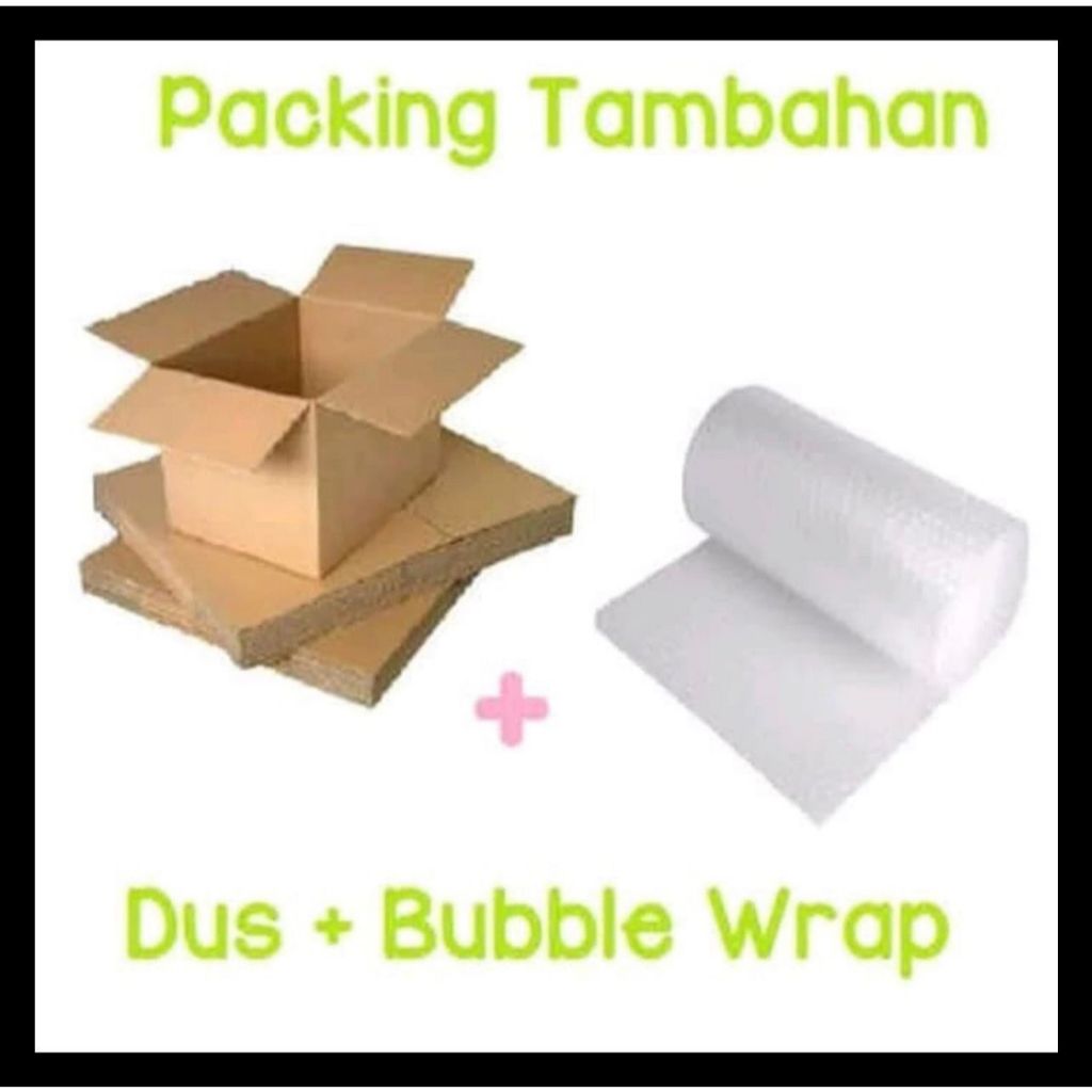 

Box Kardus Packing Tempered Glass Dus 7 Inch + Bubble Wrap Tambahan