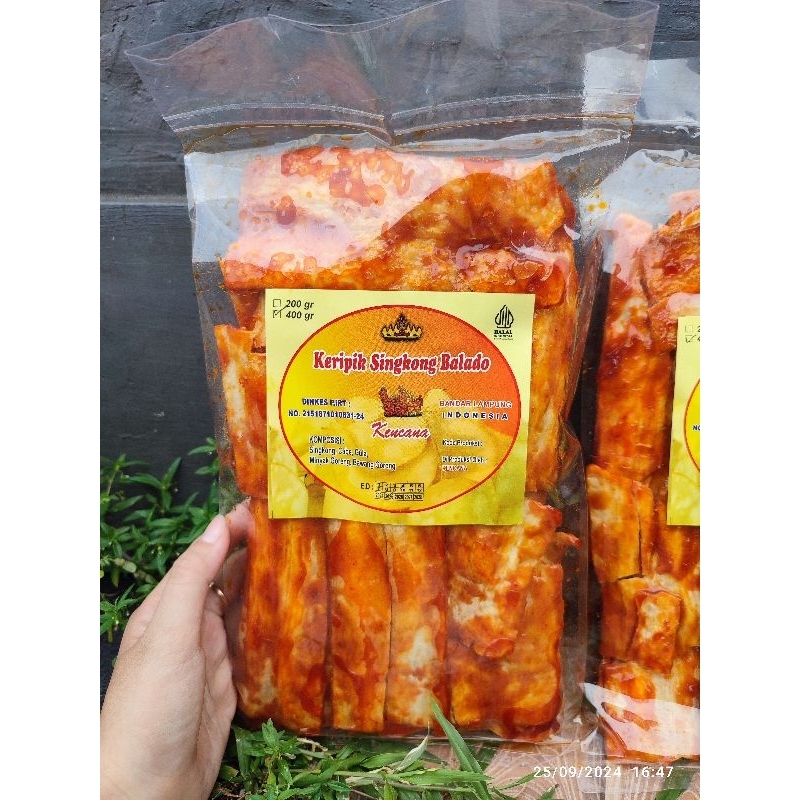 

Keripik Singkong Balado Pedas 400 Gram - Snack Renyah Rasa Nusantara