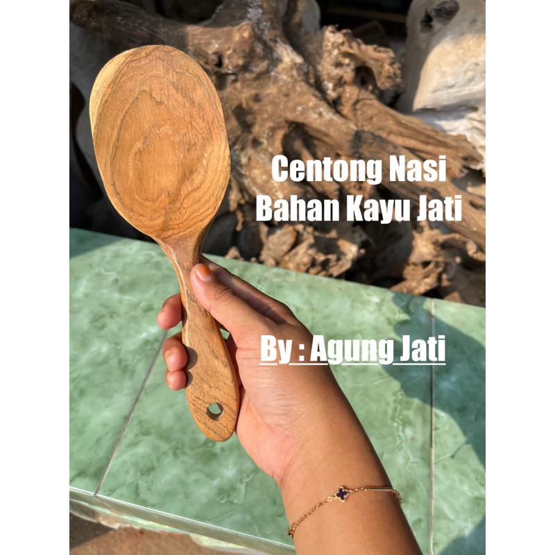 CENTONG KAYU | CENTONG NASI | CENTONG KAYU JATI | SENDOK NASI