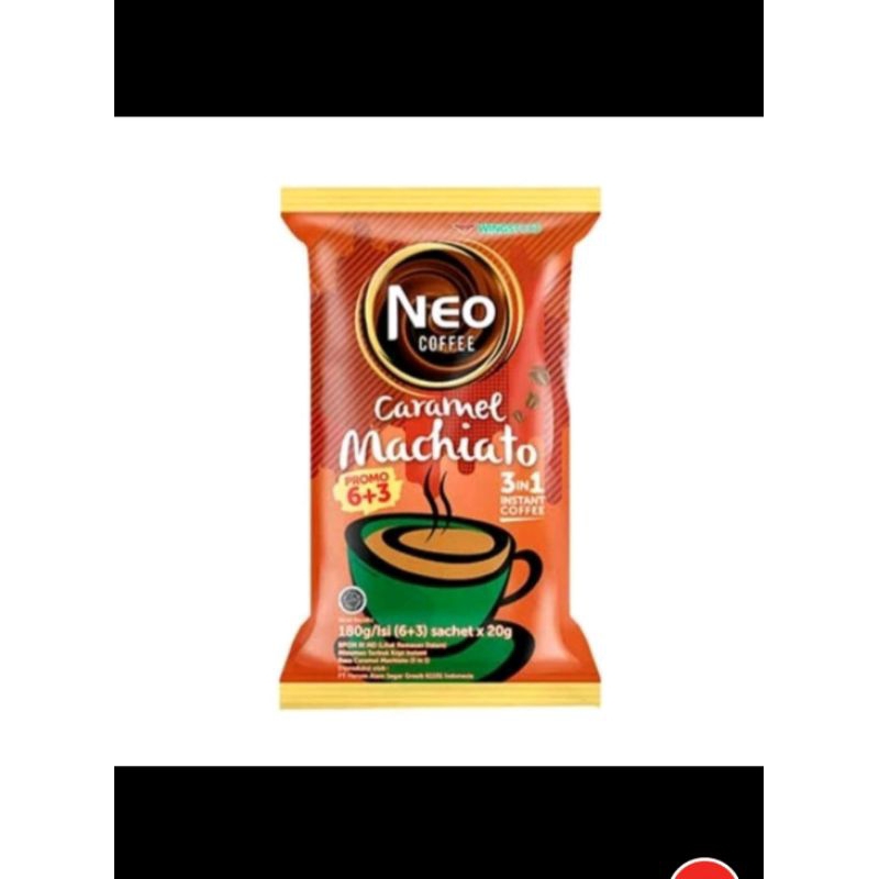 

Kopi Bubuk Neo Coffee Machiato 3 in 1 isi 6 + 3 pcs