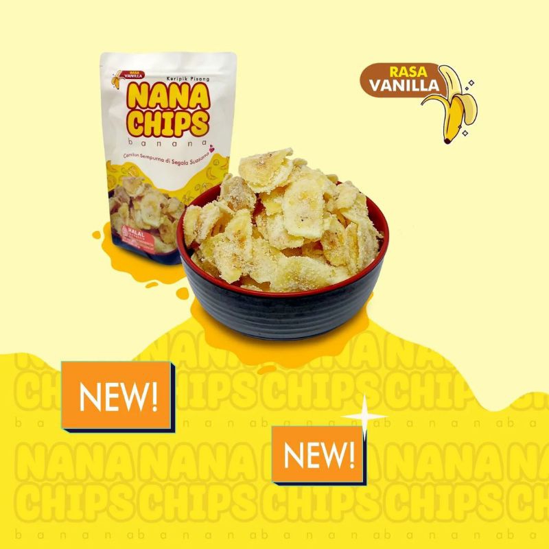 

keripik pisang rasa Vanilla Nana Chips