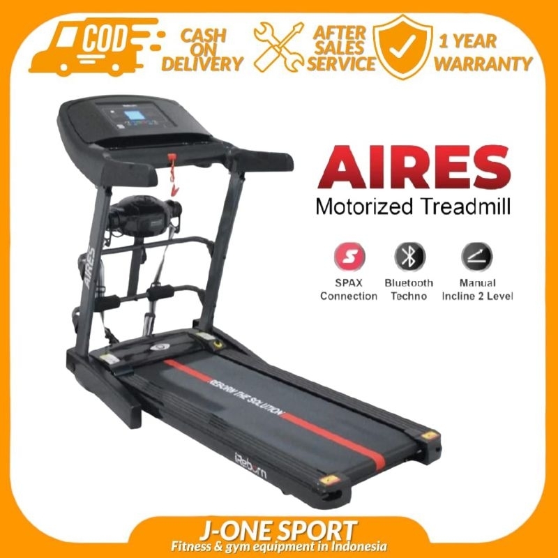 Treadmil elektrik Bluethoot ir-Aires(Original)Olah raga Lari |Treadmil Mesin |Treadmil elektrik |Ala