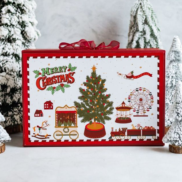 

Santa Box - Hardbox Magnet Box Packaging Natal / Christmas