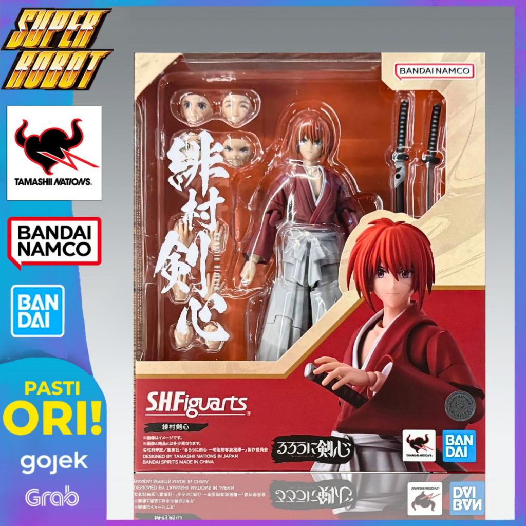 𝗕𝗔𝗡𝗗𝗔𝗜 SHF Rurouni Kenshin Himura - Samurai X SHFiguarts Tamashii Nations