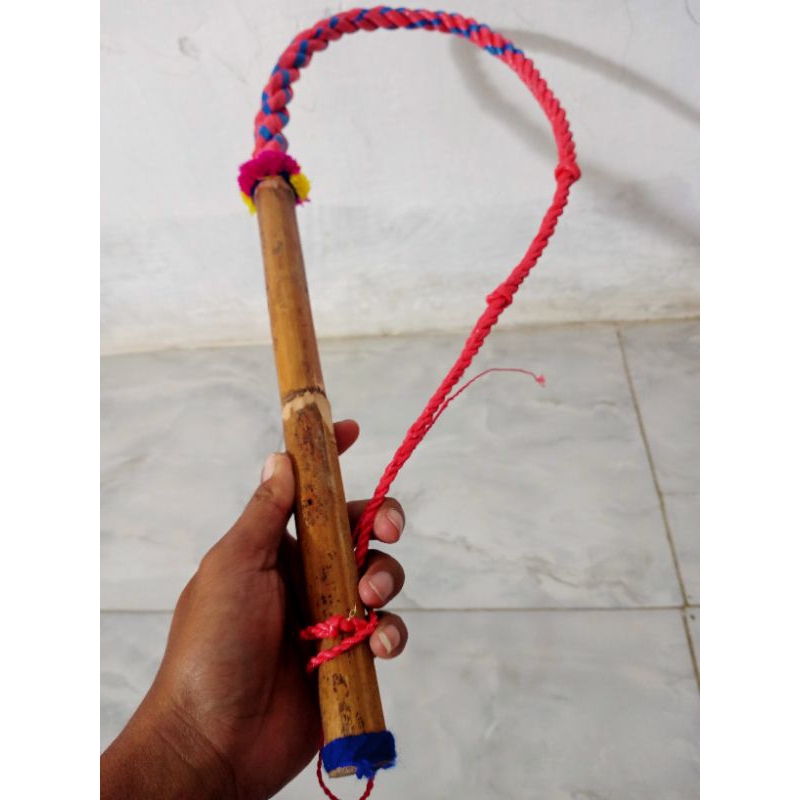 pecut cambuk rotan asli