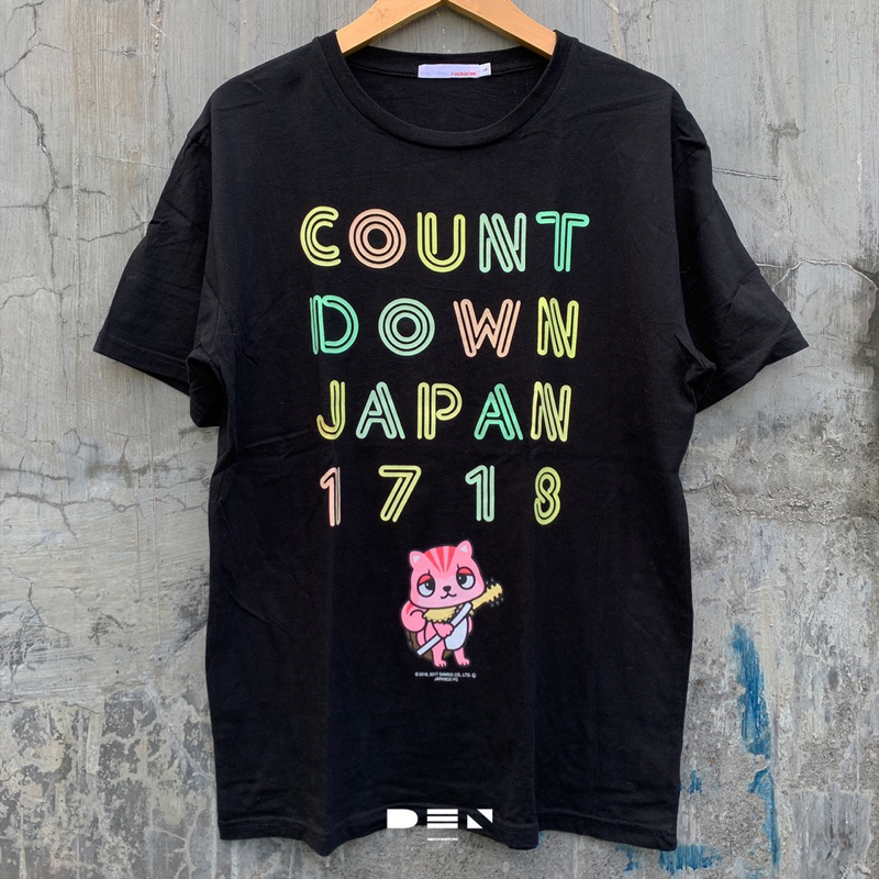 Kaos Konser Count Down Japan 1718 by Rockin’on