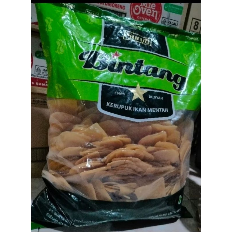 

Kerupuk Udang - Kerupuk ikan mentah 200g - kerupuk bintang Reepack