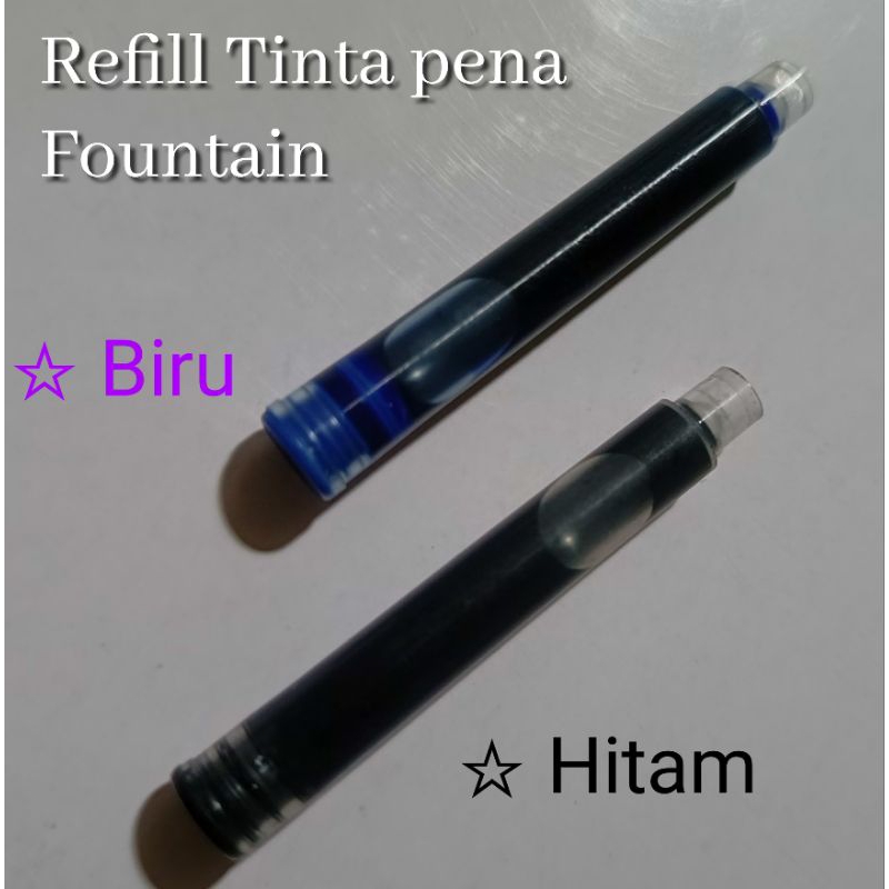 Refill Cartridge Tinta pena fountain