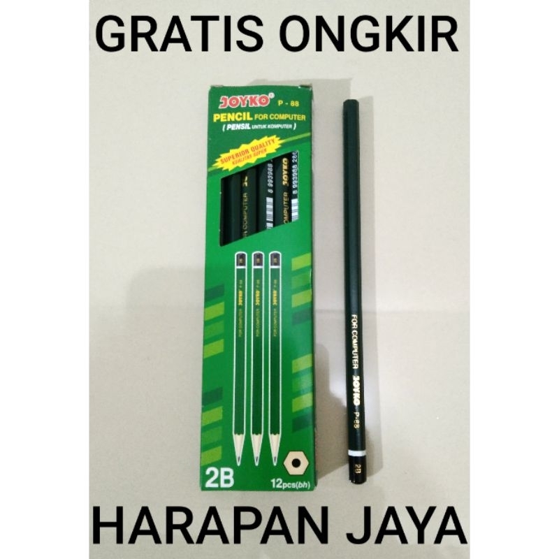 

Pensil P-88 2B JOYKO Per Lusin ( ISI 12 PCS )