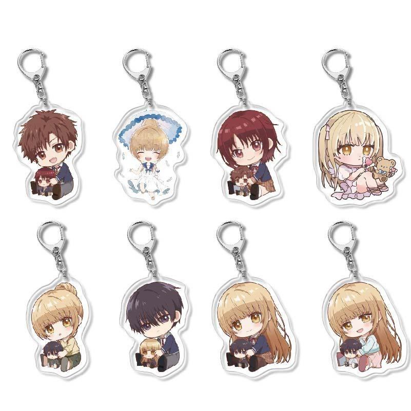 Gantungan Kunci Anime The Angel Next Door Spoils Me Rotten Akrilik Transparan Keychain Mahiru Shiina