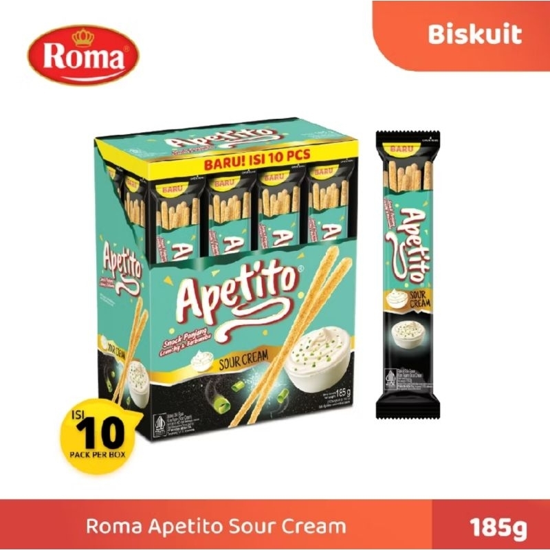 

Roma Apetito Sour Cream Box 185g (10 Sachet @18.5g)