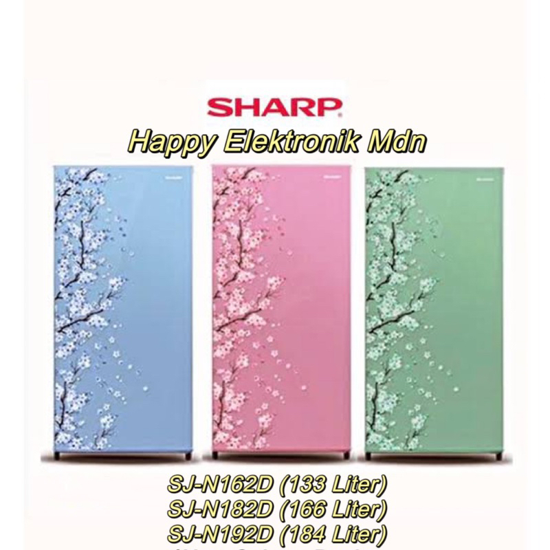 SHAR KULKAS 1 PINTU SHARP SJ-N162DS / SHARP SJ- N182DS / SHARP SJ-N192DS SHARP KULKAS SJN162 SHARP S