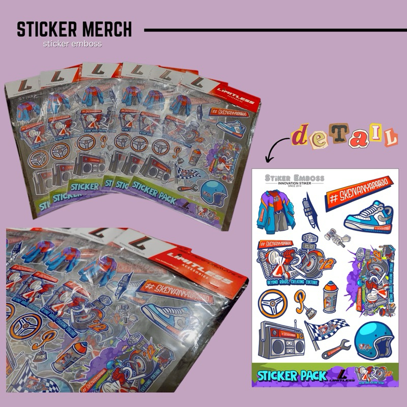

STICKER MERCH PARJO#12 - STIKER EMBOSS x PARJO 2024