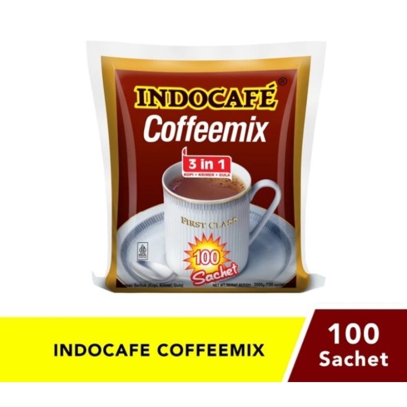 

Indocaffe Coffemix Kemasan 100 Sachet / Bag