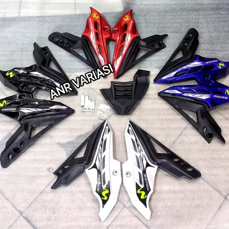 Cover mesin, tutup mesin vixion new NVL, NVA 2013" 2014" 2015" 2016 cover engine vixion old new