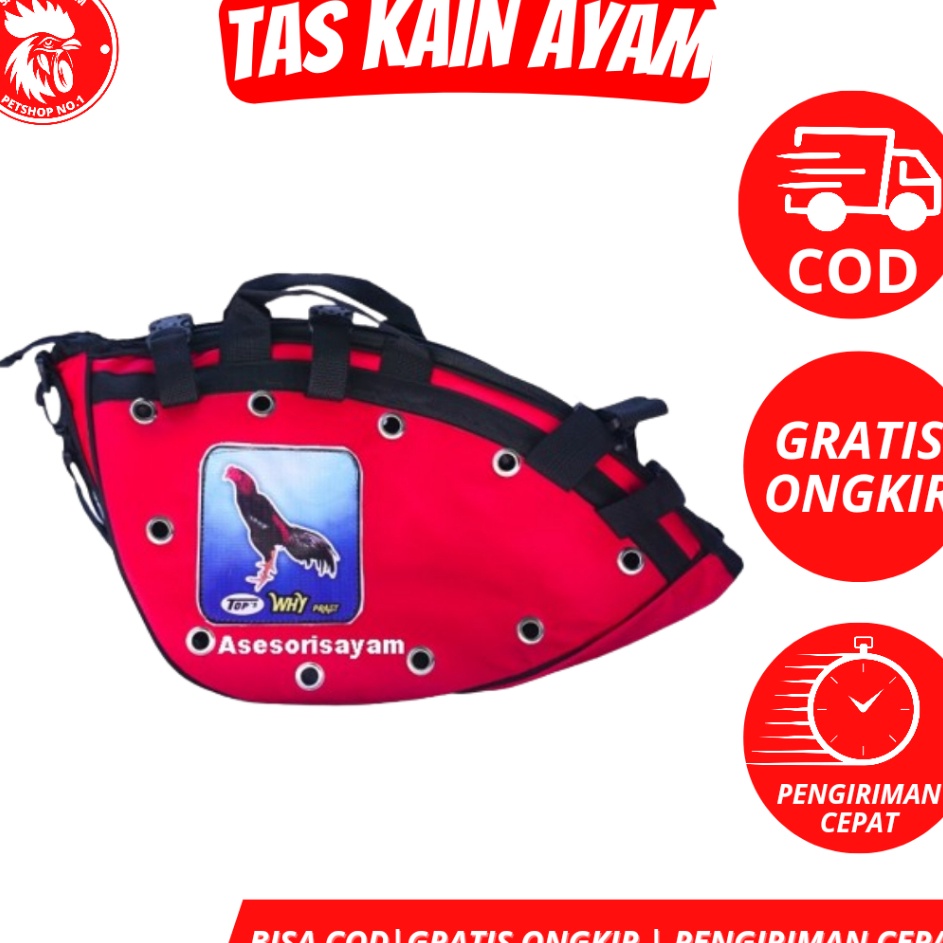 Update Keren  Tas kain ayam isi 1 biji tas ayam bangok tas ayam aduan tas ayam murah