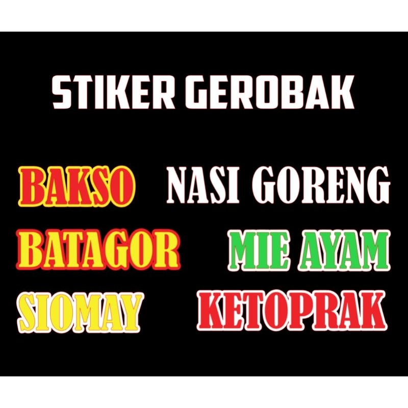 

Stiker Gerobak Jualan