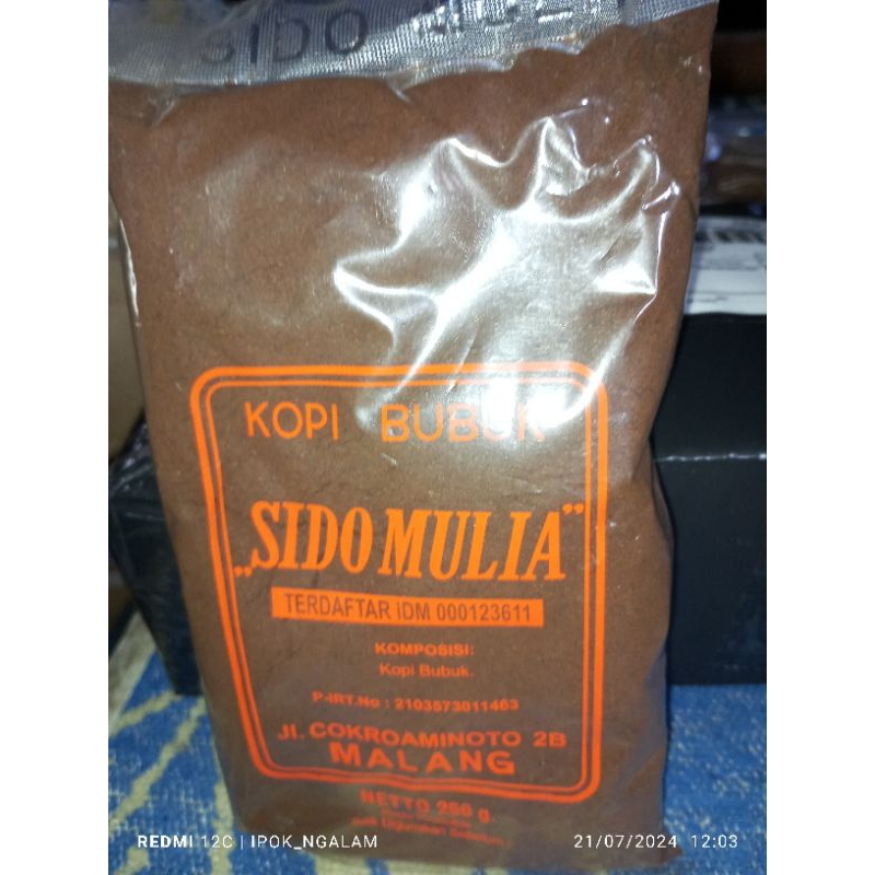 

Sidomulia 1A 250g (kemasan orange)